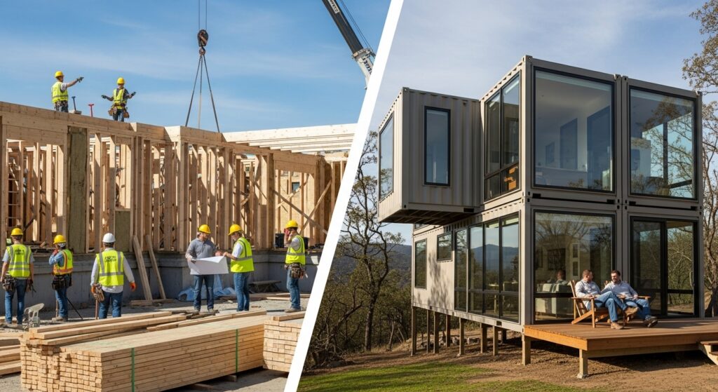 Construcción Tradicional vs. Casas Contenedor: La Batalla de los Costos y Tiempos en Uruguay